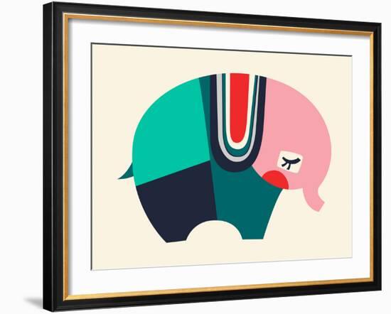 Bauhaus Elephant--Framed Giclee Print