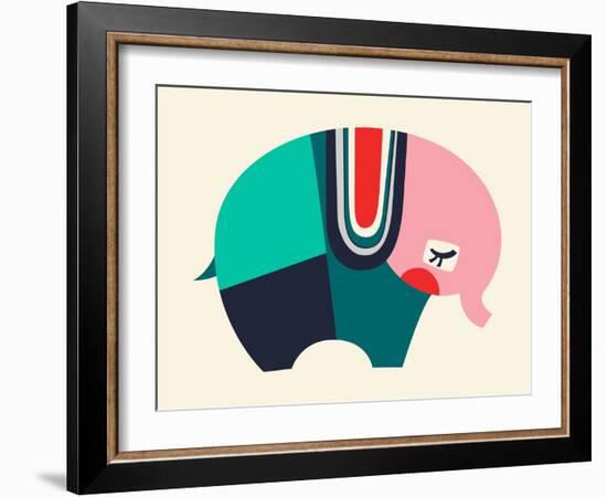 Bauhaus Elephant-null-Framed Giclee Print