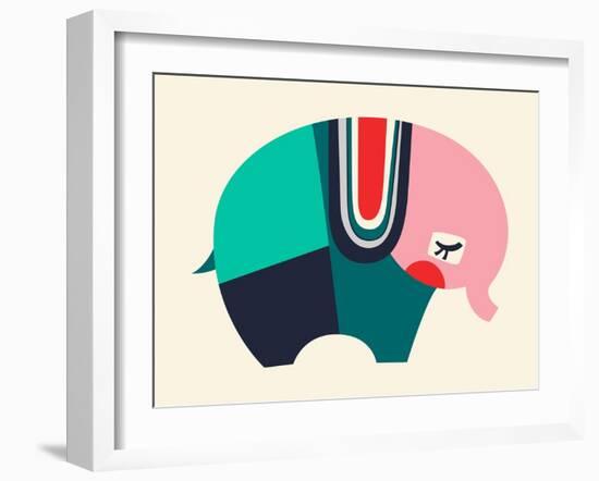 Bauhaus Elephant-null-Framed Giclee Print