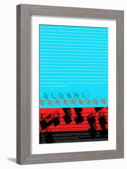 Bauhaus Poster-NaxArt-Framed Art Print