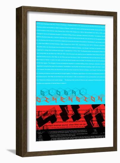 Bauhaus Poster-NaxArt-Framed Art Print