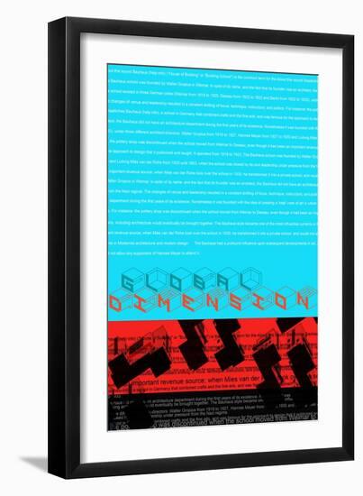 Bauhaus Poster-NaxArt-Framed Art Print