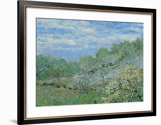 Baume in Blute-Claude Monet-Framed Art Print