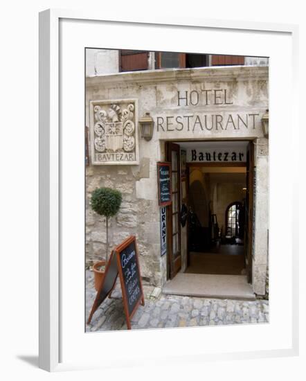 Bautezar Hotel and Restaurant, Les Baux de Provence, France-Lisa S. Engelbrecht-Framed Photographic Print