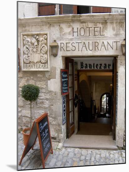Bautezar Hotel and Restaurant, Les Baux de Provence, France-Lisa S. Engelbrecht-Mounted Photographic Print