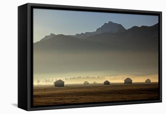 Bavarian Alpine Foothills-Bernd Rommelt-Framed Premier Image Canvas