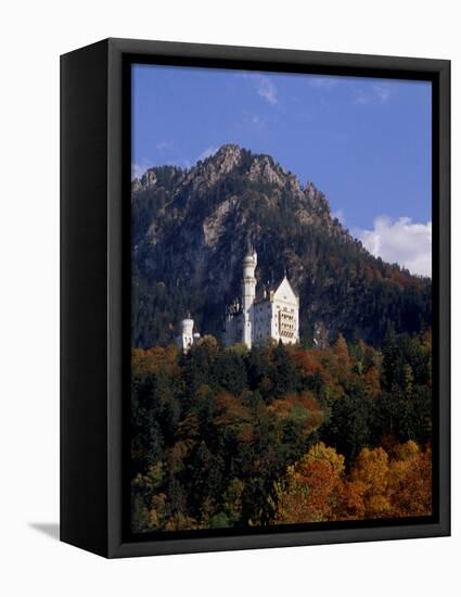 Bavarian Alps and Neuschwanstein Castle, Germany-Bill Bachmann-Framed Premier Image Canvas
