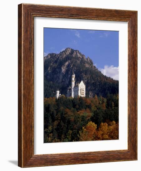 Bavarian Alps and Neuschwanstein Castle, Germany-Bill Bachmann-Framed Photographic Print