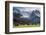 Bavarian Alps, Germany with Huts and Snow on Mountains-Sheila Haddad-Framed Photographic Print