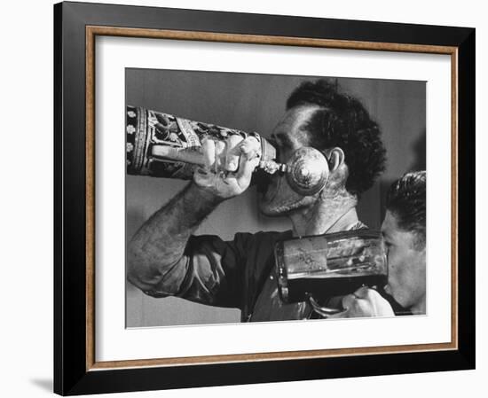 Bavarian Beer Drinkers-Stan Wayman-Framed Photographic Print