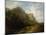 Bavarian Mountain Landscape, about 1870-Carl Spitzweg-Mounted Giclee Print