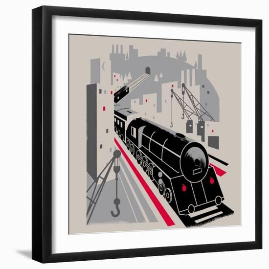 Bavarian Railway-null-Framed Premium Giclee Print