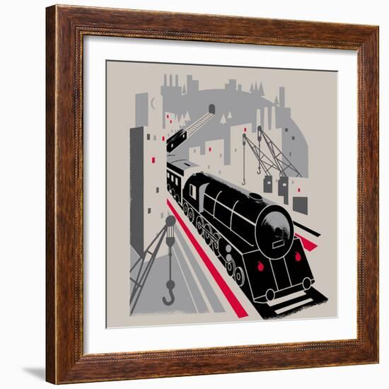 Bavarian Railway-null-Framed Giclee Print