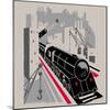 Bavarian Railway-null-Mounted Giclee Print