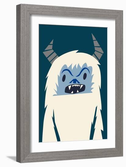 Bavarian Snowmonster-null-Framed Giclee Print