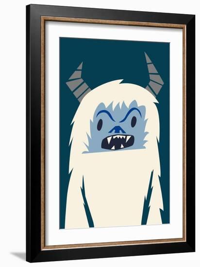 Bavarian Snowmonster-null-Framed Giclee Print