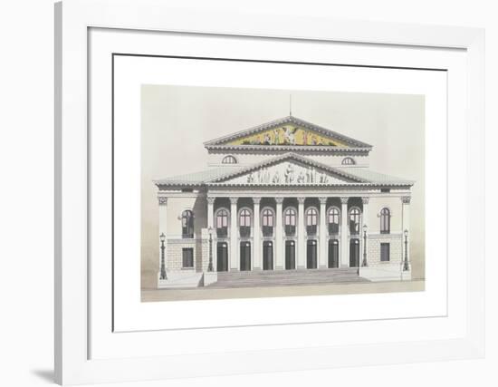 Bavarian State Opera, Munich-Andras Kaldor-Framed Premium Giclee Print