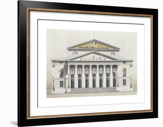 Bavarian State Opera, Munich-Andras Kaldor-Framed Premium Giclee Print