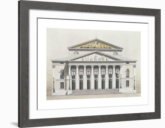 Bavarian State Opera, Munich-Andras Kaldor-Framed Premium Giclee Print