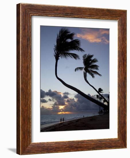 Bavaro Beach at Sunrise, Punta Cana, Dominican Republic, West Indies, Caribbean, Central America-Frank Fell-Framed Photographic Print