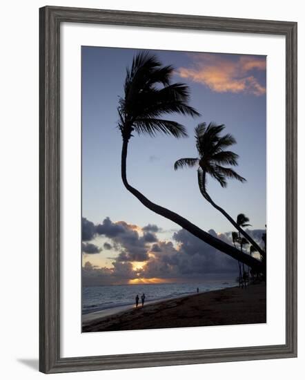 Bavaro Beach at Sunrise, Punta Cana, Dominican Republic, West Indies, Caribbean, Central America-Frank Fell-Framed Photographic Print