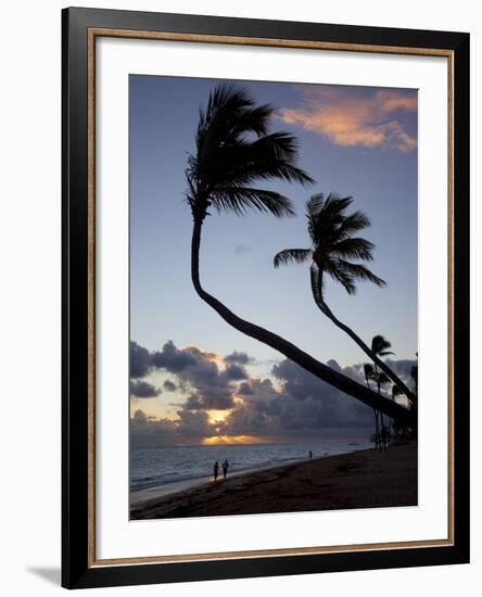 Bavaro Beach at Sunrise, Punta Cana, Dominican Republic, West Indies, Caribbean, Central America-Frank Fell-Framed Photographic Print