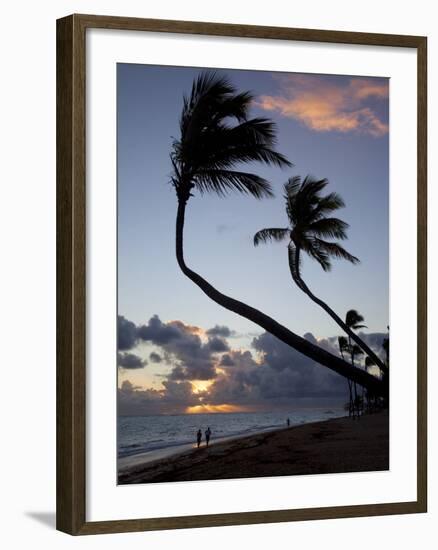 Bavaro Beach at Sunrise, Punta Cana, Dominican Republic, West Indies, Caribbean, Central America-Frank Fell-Framed Photographic Print