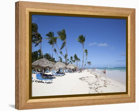 Bavaro Beach, Punta Cana, Dominican Republic, West Indies, Caribbean, Central America-Frank Fell-Framed Premier Image Canvas