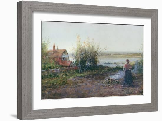 Bawdsey Ferry, Near Felixstowe-George Henry Boughton-Framed Giclee Print