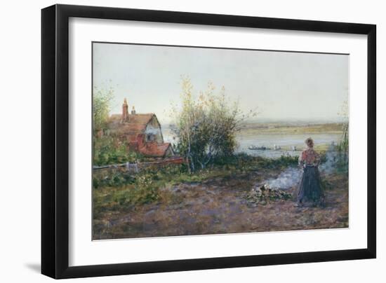 Bawdsey Ferry, Near Felixstowe-George Henry Boughton-Framed Giclee Print