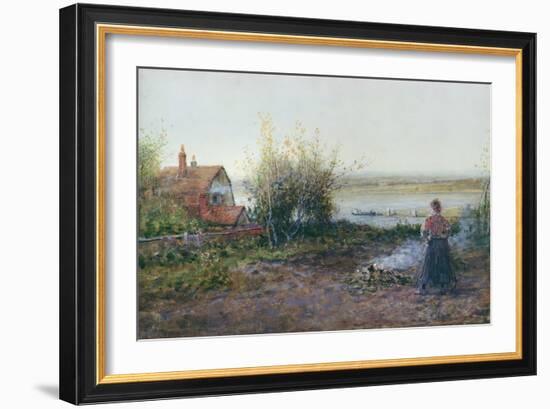 Bawdsey Ferry, Near Felixstowe-George Henry Boughton-Framed Giclee Print