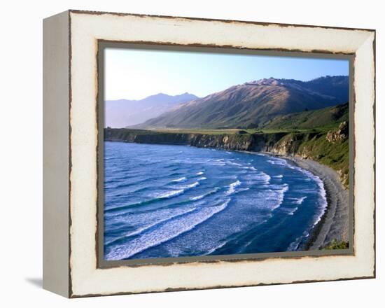 Bay Along Highway 1, Big Sur, California, USA-Savanah Stewart-Framed Premier Image Canvas