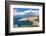 Bay and beach of Matala, Iraklion, Crete, Greek Islands, Greece, Europe-Markus Lange-Framed Photographic Print