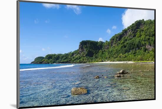 Bay and Turquoise Water in Tau Island, Manu'A, American Samoa, South Pacific-Michael Runkel-Mounted Photographic Print