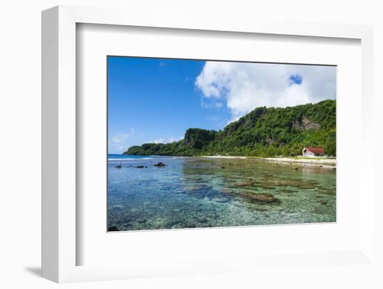 Bay and Turquoise Water in Tau Island, Manu'A, American Samoa, South Pacific-Michael Runkel-Framed Photographic Print