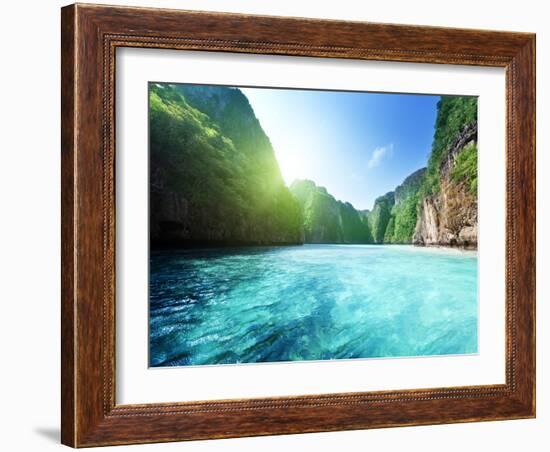 Bay at Phi Phi Island in Thailand-Iakov Kalinin-Framed Photographic Print