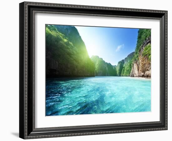 Bay at Phi Phi Island in Thailand-Iakov Kalinin-Framed Photographic Print