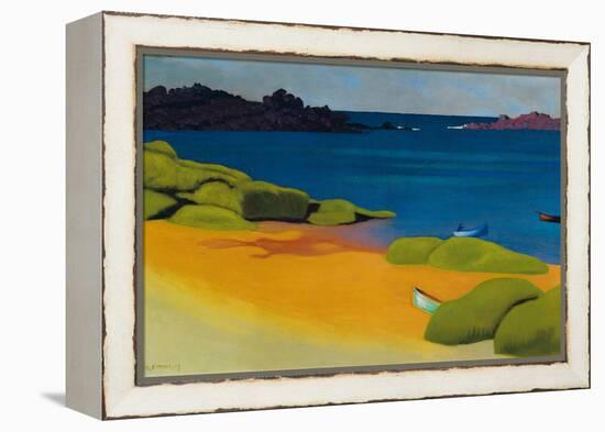 Bay at Tregastel, 1917-Félix Vallotton-Framed Premier Image Canvas