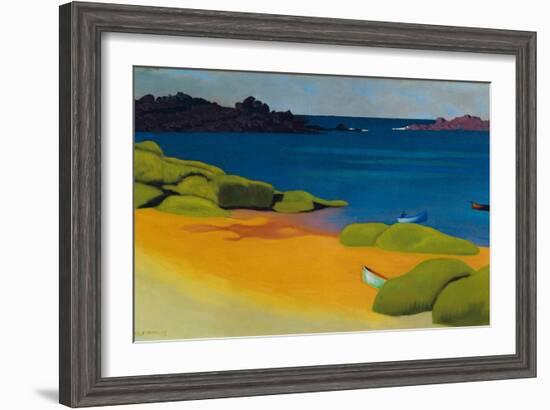 Bay at Tregastel, 1917-Félix Vallotton-Framed Giclee Print