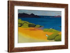 Bay at Tregastel, 1917-Félix Vallotton-Framed Giclee Print