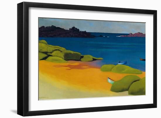 Bay at Tregastel, 1917-Félix Vallotton-Framed Giclee Print