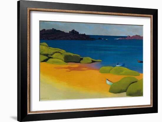 Bay at Tregastel, 1917-Félix Vallotton-Framed Giclee Print