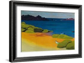 Bay at Tregastel, 1917-Félix Vallotton-Framed Giclee Print