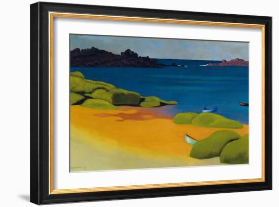 Bay at Tregastel, 1917-Félix Vallotton-Framed Giclee Print