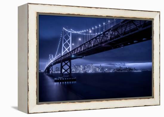 bay-bridge-1-Lincoln Harrison-Framed Stretched Canvas