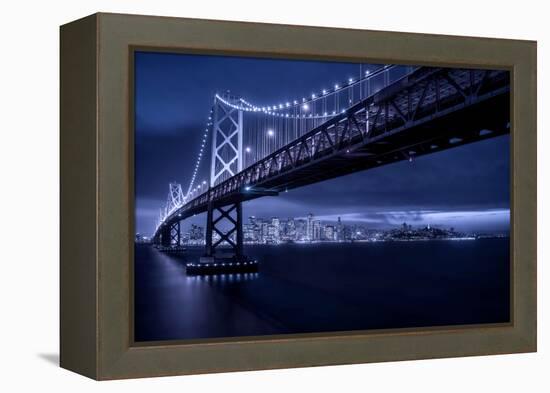 bay-bridge-1-Lincoln Harrison-Framed Stretched Canvas