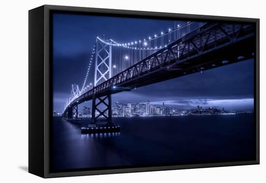 bay-bridge-1-Lincoln Harrison-Framed Stretched Canvas