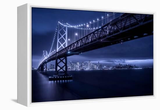 bay-bridge-1-Lincoln Harrison-Framed Stretched Canvas