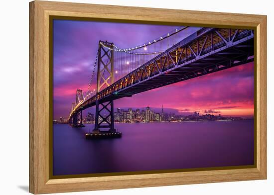 bay-bridge-3-Lincoln Harrison-Framed Stretched Canvas