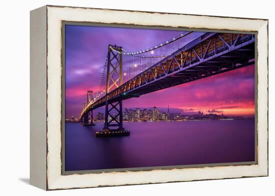 bay-bridge-3-Lincoln Harrison-Framed Stretched Canvas